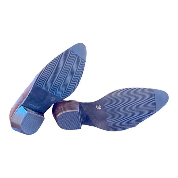 Covington Winklepicker Stacked Ankle Booties Size 7.5 - Picture 7 of 11